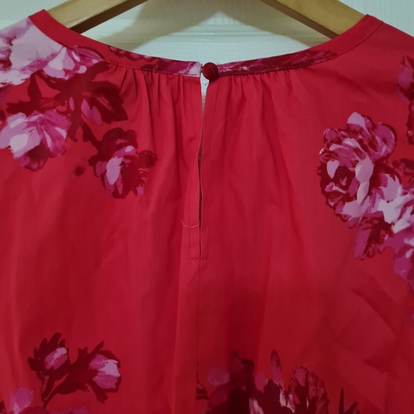 Scoop Women's Side Cut Out Midi Dress with Long, Color Pink Sz Large - Picture 8 of 8